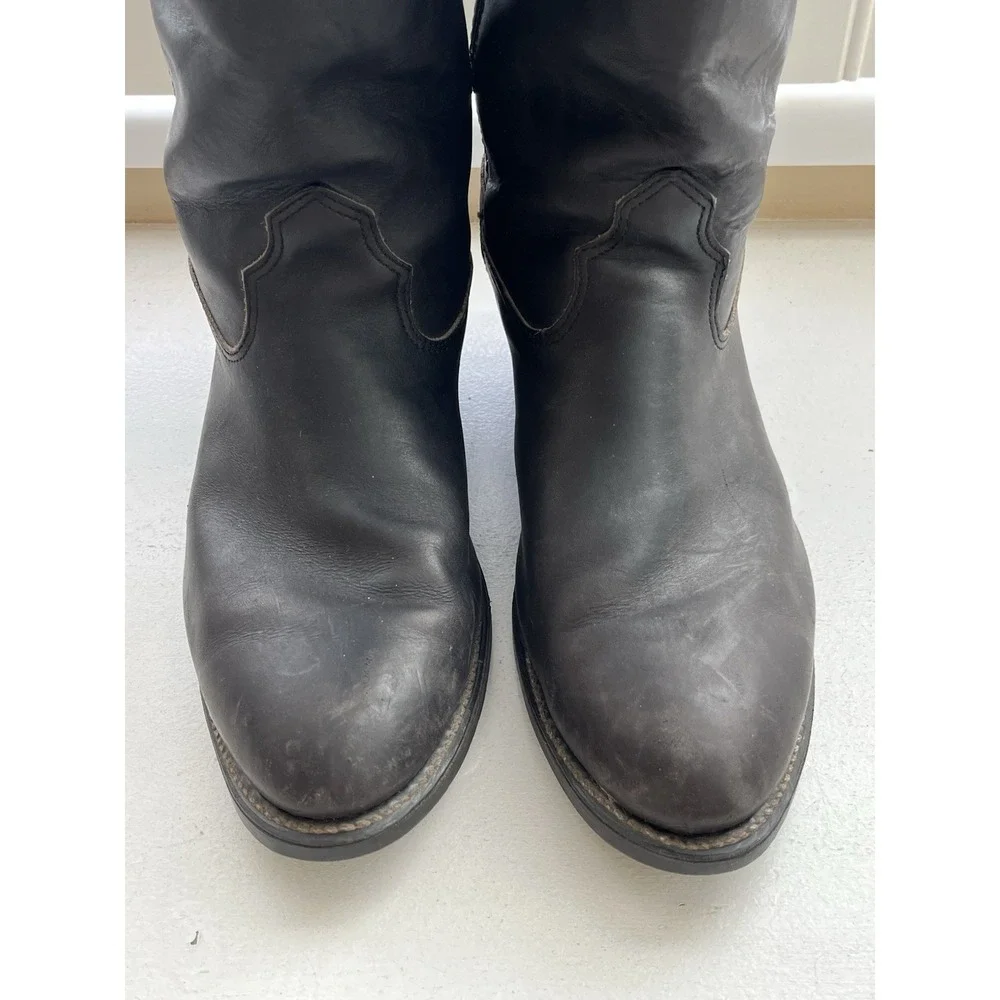 Brooks leather cowboy